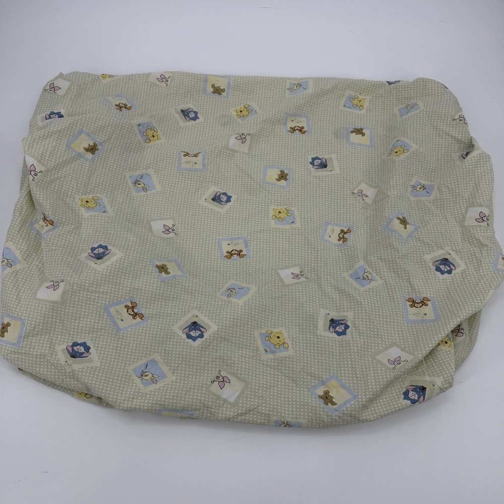 Vintage Disney Classic Winnie the Pooh & friends Baby Fitted Crib Sheet Cotton